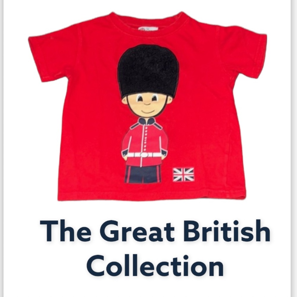 Authentic The Great British Collection signature bearskin guard tee shirt 3T